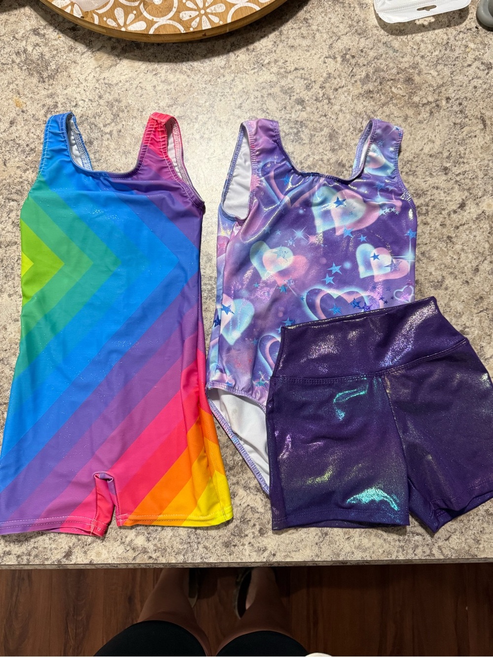 Girls Gymnastic Leotards - set of 2